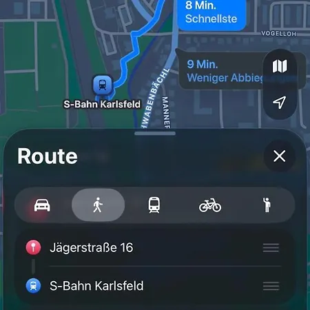 Apartament 2-Zimmer Wohnung - 600 Meter Zur S-Bahn - 18 Min Zum Muenchen Hbf - Parkplatz & Wlan